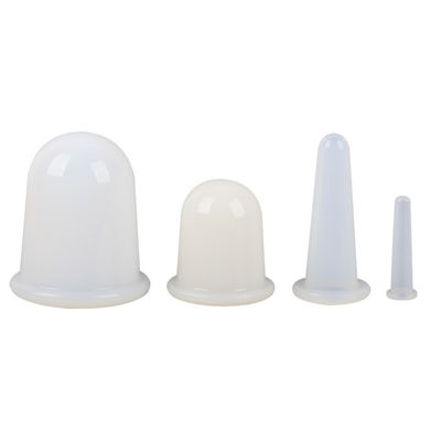 Logo Kustom 4 In 1 Silicone Facial Massage Cups Face Lifting Mini Anti Aging Therapy