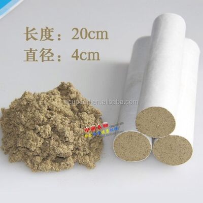Black Pure Moxa Rolls untuk Moxibustion Moxibustion dari Body Acupoints Natural Herbal Rolls yang dirancang untuk mempromosikan kesehatan dan manajemen