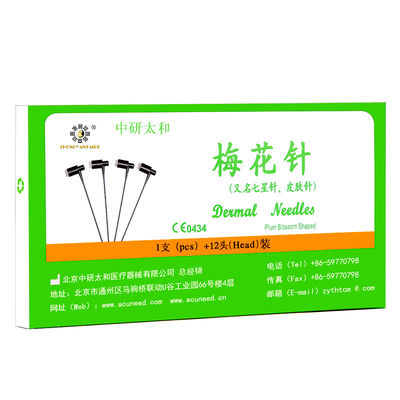 PVC Handle Acupuncture Needles Meningkatkan Kesehatan Tubuh 12pcs/kothak Toko Di Tempat yang Dingin dan Kering