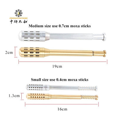 Masa simpan 2 tahun jika disimpan dengan benar Alat moxibustion Berbagai ukuran Peralatan perawatan yang cocok untuk prosedur medis