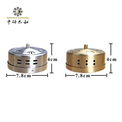 Kotak Moxa Nyaman Tembaga Murni Alat Moksibusi Portabel 7.8*4cm