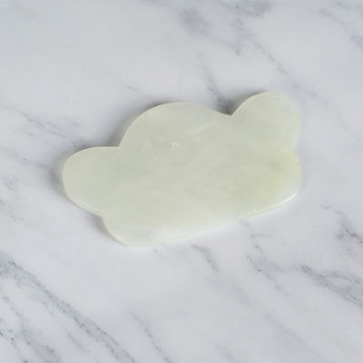 Irregular Green Jade Gua Sha Alat Pijat Ergonomis Dirancang Tubuh Dan Wajah Guasha