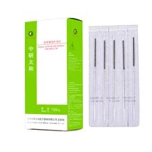 Stainless Steel Acupuncture Needle Sticker / Disposable Acupuncture Needles Untuk Kedokteran Cina