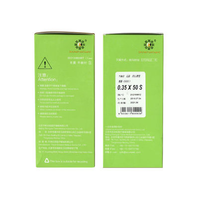 Diameter pegangan 1.5mm Jarum intradermal untuk akupunktur terbaik tahan lama