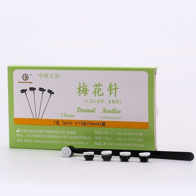 0.20mm X 25mm Plum Blossom Jarum untuk Pengobatan Tradisional Cina dalam OEM