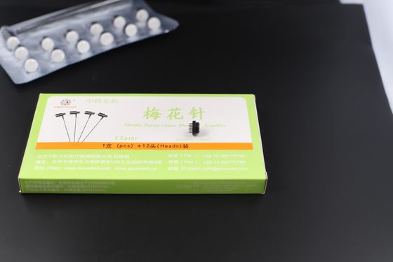 15cm Steril Dermal Plum Blossom Jarum Pilihan utama untuk pengobatan akupunktur