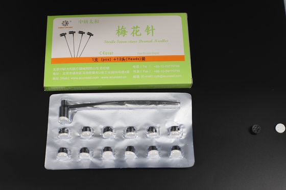 15cm Steril Dermal Plum Blossom Jarum Pilihan utama untuk pengobatan akupunktur