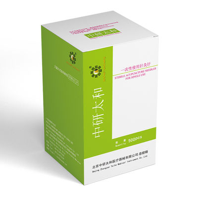 Jarum Akupunktur Zhongyan Taihe Keperakan Jarum Intradermal Untuk Akupunktur Wajah