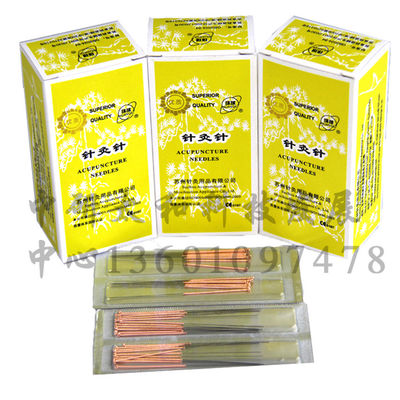 500pcs HUANQIU Sekali Pakai Jarum Akupuntur Pegangan Stainless Steel