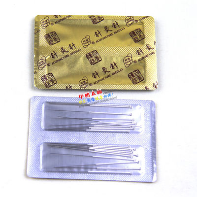 500pcs HUANQIU Sekali Pakai Jarum Akupuntur Pegangan Stainless Steel