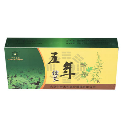 Natural Moxa Moxibustion Tools with Certification CE TUV ISO GMP and Shelf Life of 5 Years