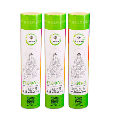 Black Pure Moxa Rolls untuk Moxibustion Moxibustion dari Body Acupoints Natural Herbal Rolls yang dirancang untuk mempromosikan kesehatan dan manajemen
