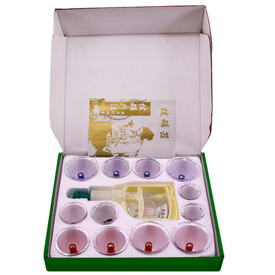Set Cangkir Bekam Hisap Putar Set Bekam Hijama Vakum Manual