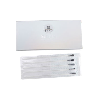 Ultra Sharp 0.20 Mm-0.40 Mm Aman Jarum Akupunktur Baja Rinsing Untuk Kedokteran Cina