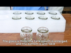 Cina Anti Aging Kaca Transparan Vacuum Cupping Set Untuk Wajah Dan Tubuh